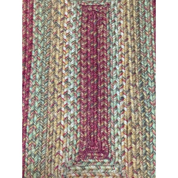 Handmade Rectangular Braided Rug - 20" x 30" - Multicolor - Picture 7 of 10